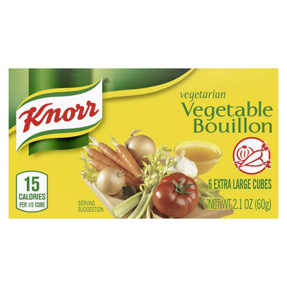 Knorr Cube Bouillon,Vegetable,cubes,2.1 oz,(Pack of 18)