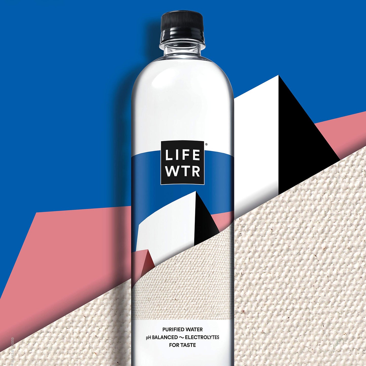 LIFEWTR, Premium Purified Water, pH Balanced with Electrolytes, 1 Liter Bottle (Pack of 5)