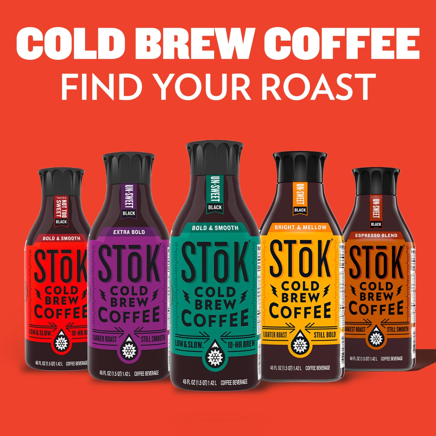 SToK Espresso Coffee Shots, Black, Unsweetened, Dark Roast Coffee, Ready to Drink, Use for Lattes, Americanos, 13 ML Pods, 264 Count