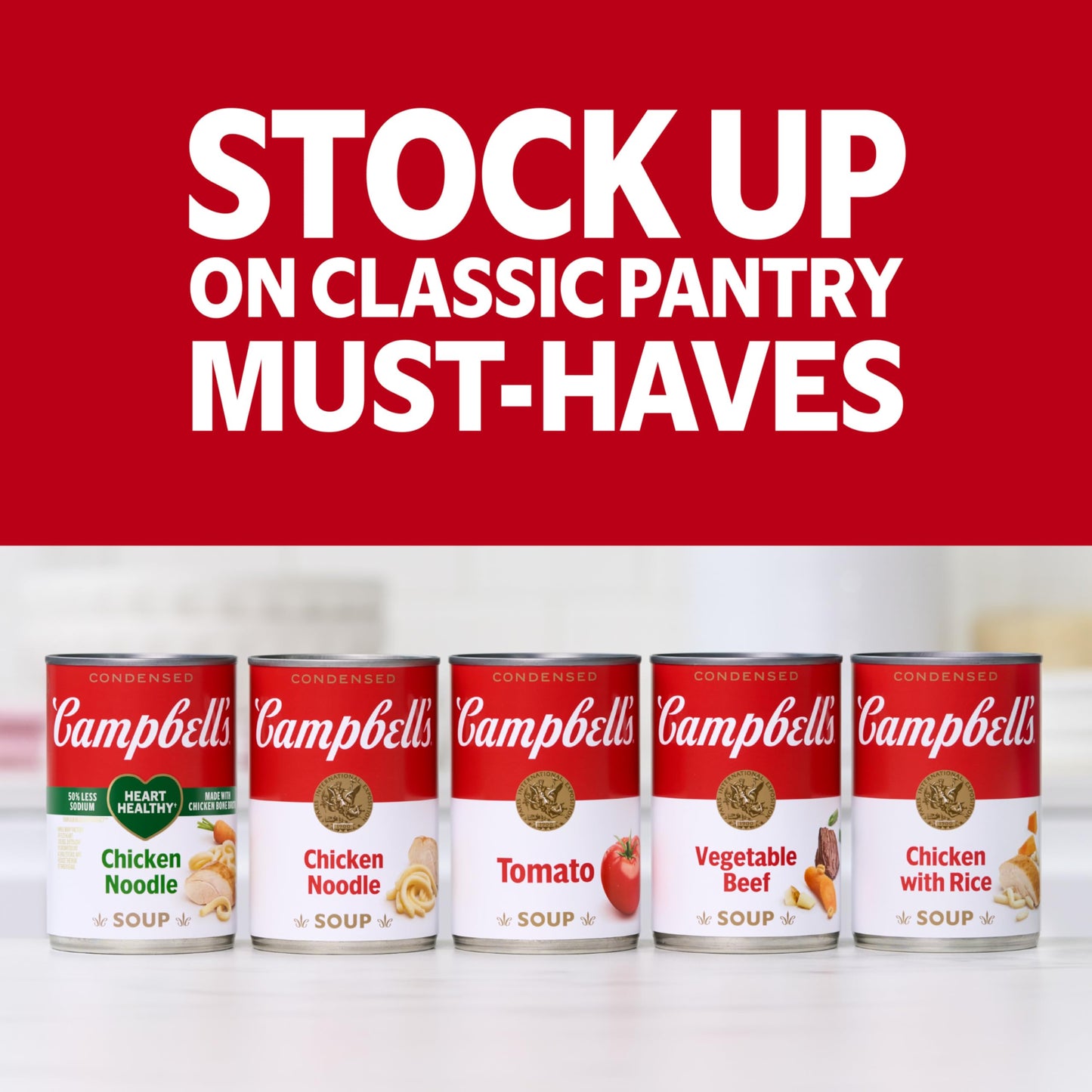 Campbell’s Condensed Chicken Noodle Soup, 10.75 oz Can (Pack of 4)