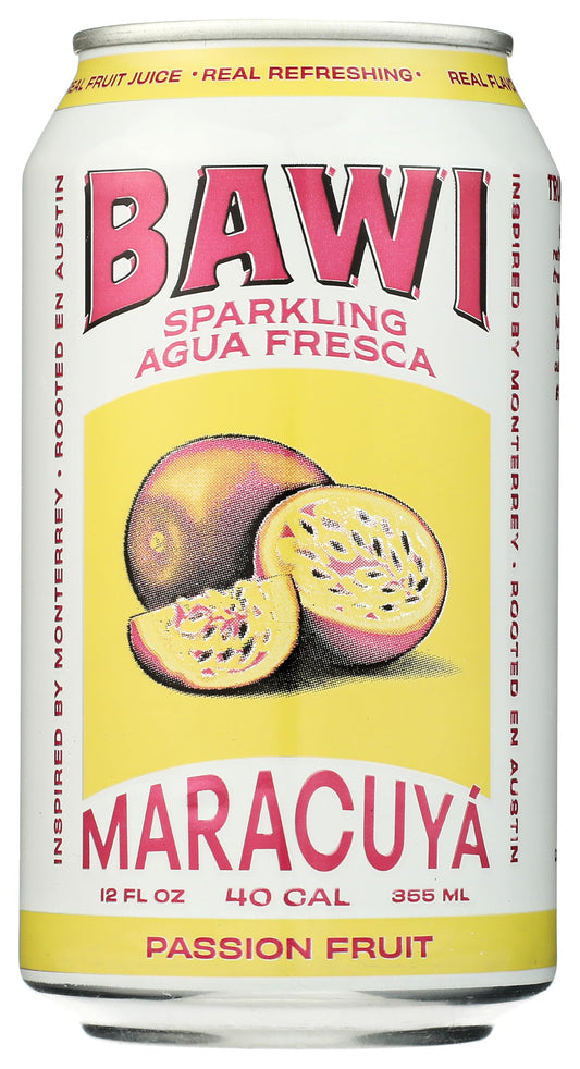 Bawi Agua Fresca Passionfruit Sparkling Agua Fresca, 12 FZ