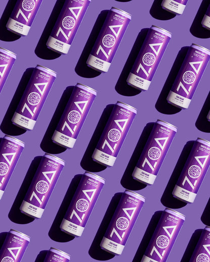 ZOA Zero Sugar Energy Drink Variety Pack, Sugar Free with Electrolytes, Healthy Vitamin C, Amino Acids, Essential B-Vitamins, and Caffeine from Green Tea, 18 12 oz cans, White Peach, Tropical Punch, Frosted Grape