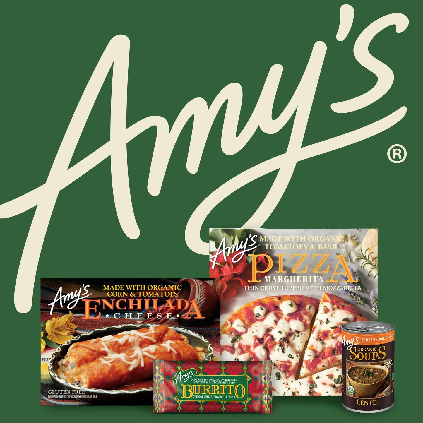 Amy's Soup, Vegan Hearty Minestrone, Made With Organic Vegetables, Beans and Pasta in Tomato Broth, Canned Soup, 14.1 Oz (12 Pack)