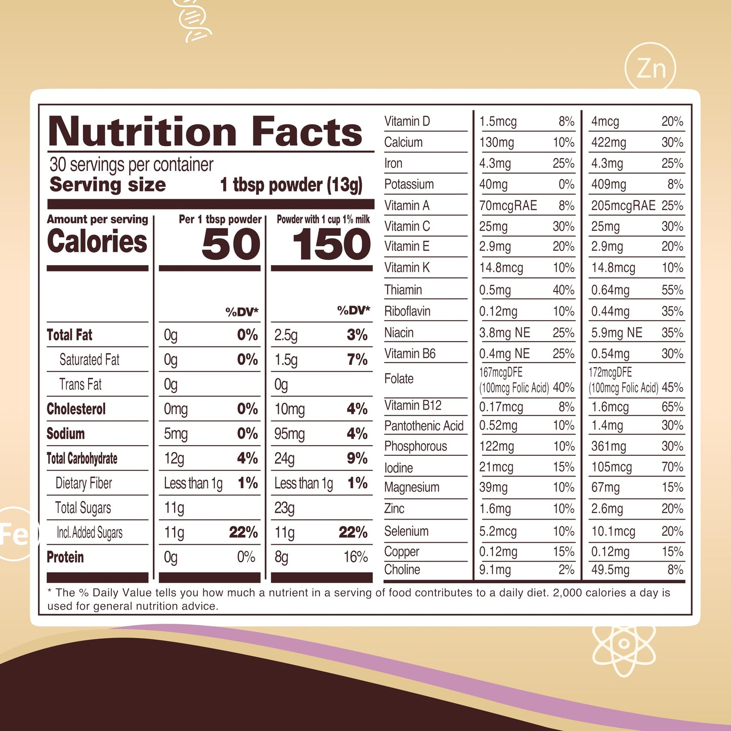 Cal-C-Tose Powdered Chocolate Drink Mix 14.1 oz (12-Pack)
