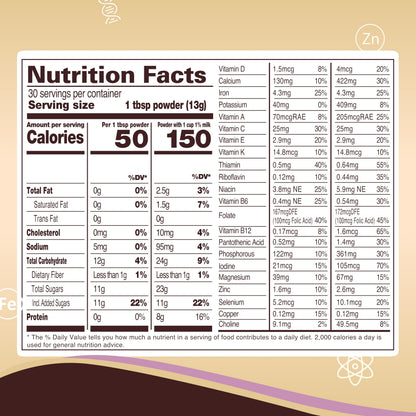 Cal-C-Tose Powdered Chocolate Drink Mix 14.1 oz (12-Pack)