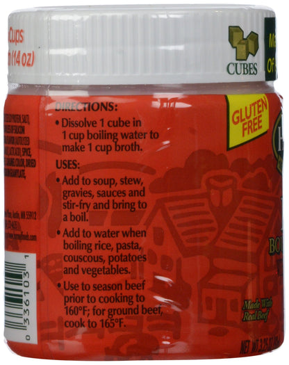 Herb Ox Beef Bouillon Cubes - 25 Cubes - Gluten Free