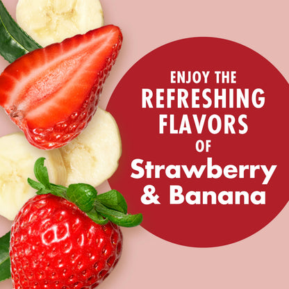 V8 Energy Strawberry Banana Juice Energy Drink, 8 fl oz Can (24 Pack)