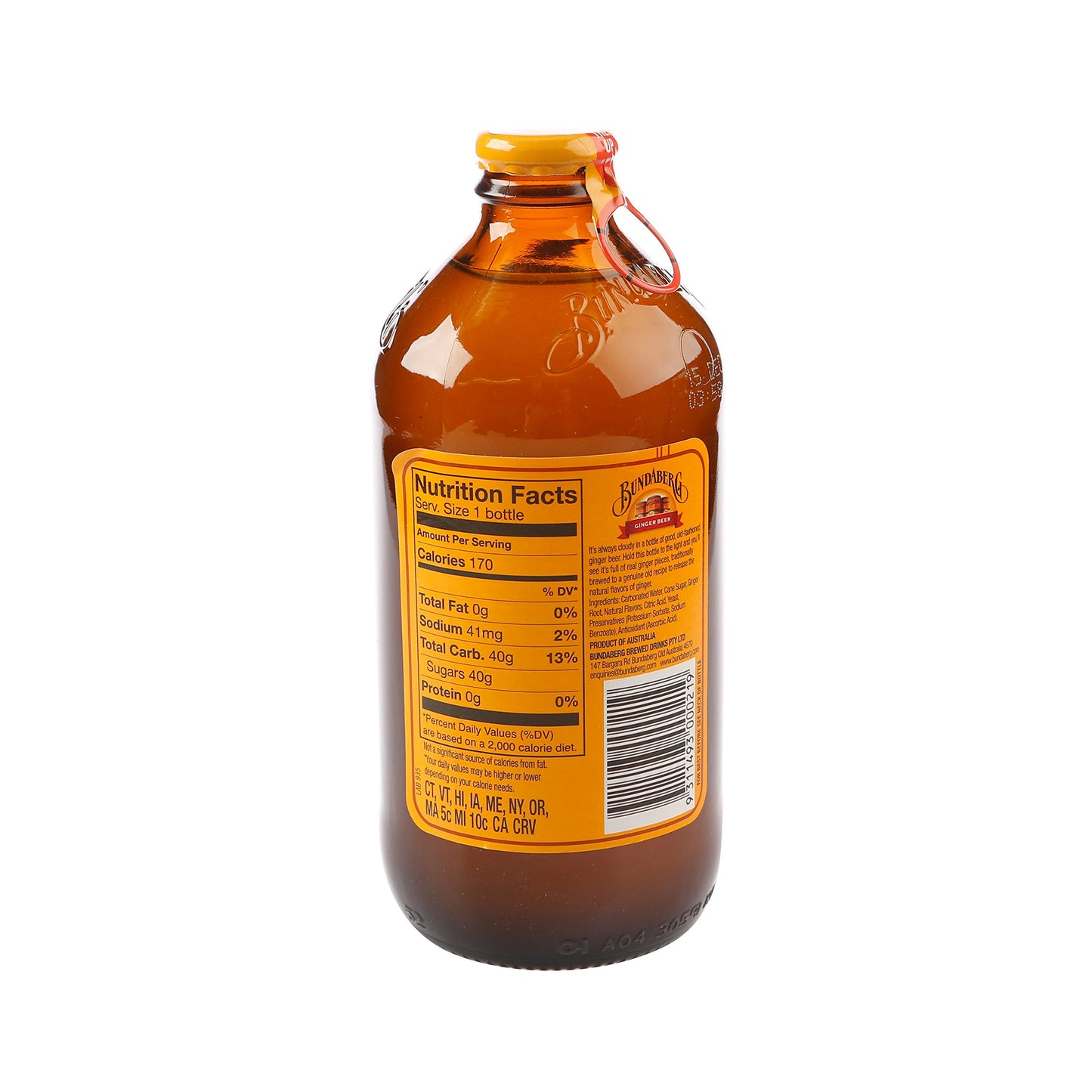Bundaberg, Ginger Beer, 12.7 fl oz