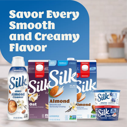 Silk Soymilk, Unsweetened, 1 Quart