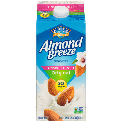 Almond Breeze Blue Diamond, Almond milk, Original, 64 Fl Oz
