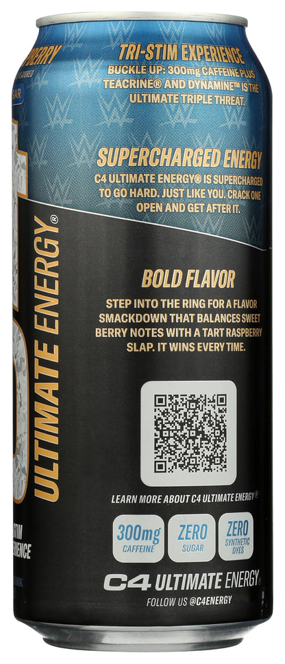 C4 Ultimate Energy Ruthless Raspberry