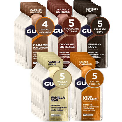GU Energy Original Sports Nutrition Energy Gel, Vegan, Gluten-Free, Kosher & Original Sports Nutrition Energy Gel, Vegan, Gluten-Free, Kosher