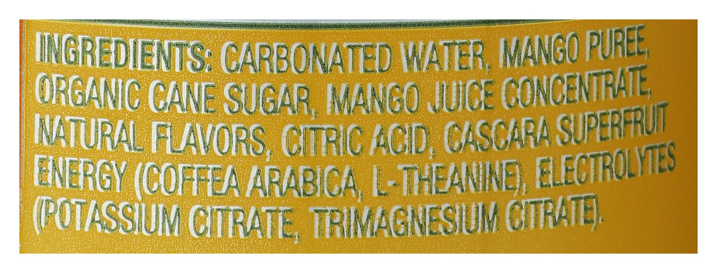 Huxley, Energy Drink Mango, 12 Fl Oz