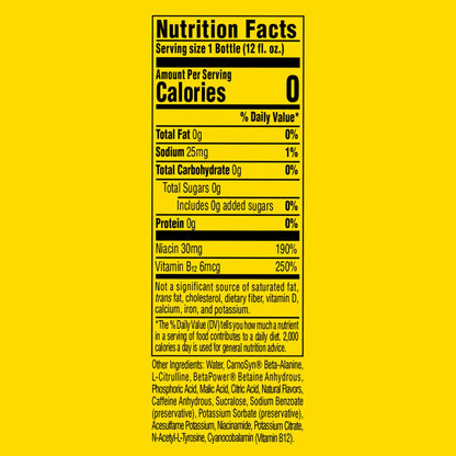 C4 Energy Non-Carbonated Zero Sugar Energy Drink, Pre Workout Drink + Beta Alanine, Watermelon, 12 Fl Oz (Pack of 12)