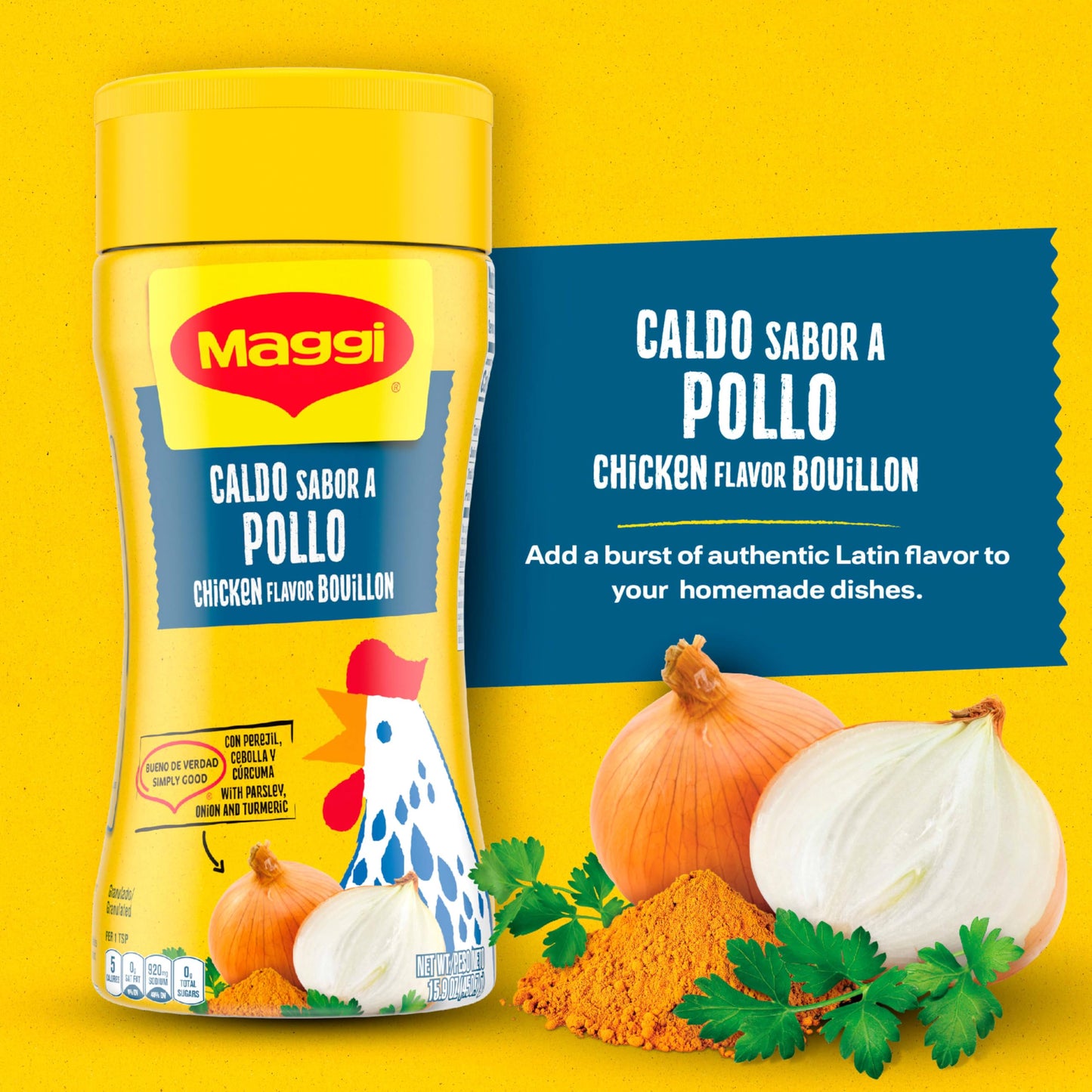 Maggi Granulated Chicken Flavor Bouillon, 15.9 oz