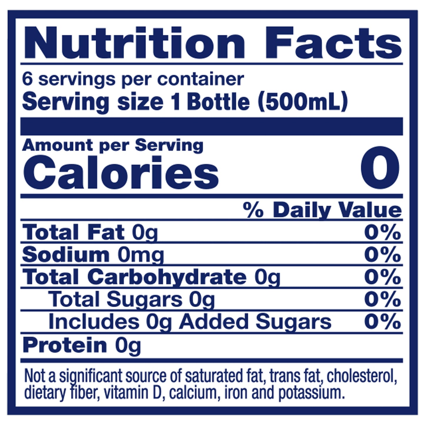 Crystal Geyser Sparkling Natural Alpine Spring Water, 6-Pack, 16.9oz Bottles, Zero Calories and No Sweeteners, Bottled at The Spring Source