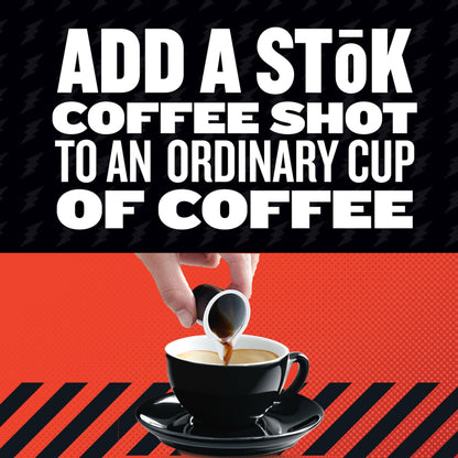 SToK Espresso Coffee Shots, Black, Unsweetened, Dark Roast Coffee, Ready to Drink, Use for Lattes, Americanos, 13 ML Pods, 264 Count