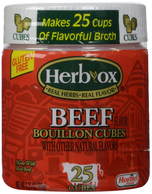 Herb Ox Beef Bouillon Cubes - 25 Cubes - Gluten Free