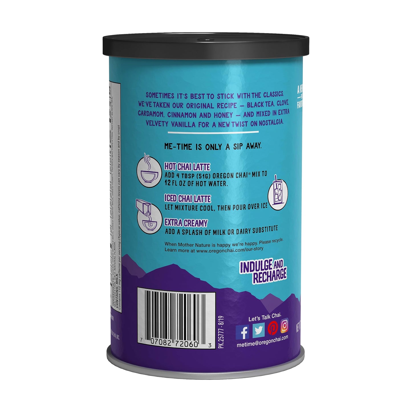 Oregon Chai Vanilla Chai Tea Latte Mix, 10 Ounces (Pack of 1)