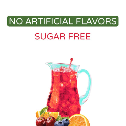 Crystal Light Sugar-Free Fruit Punch and Strawberry Orange Banana Low Calorie Powdered Drink Mix Pitcher Packets (144 Count)