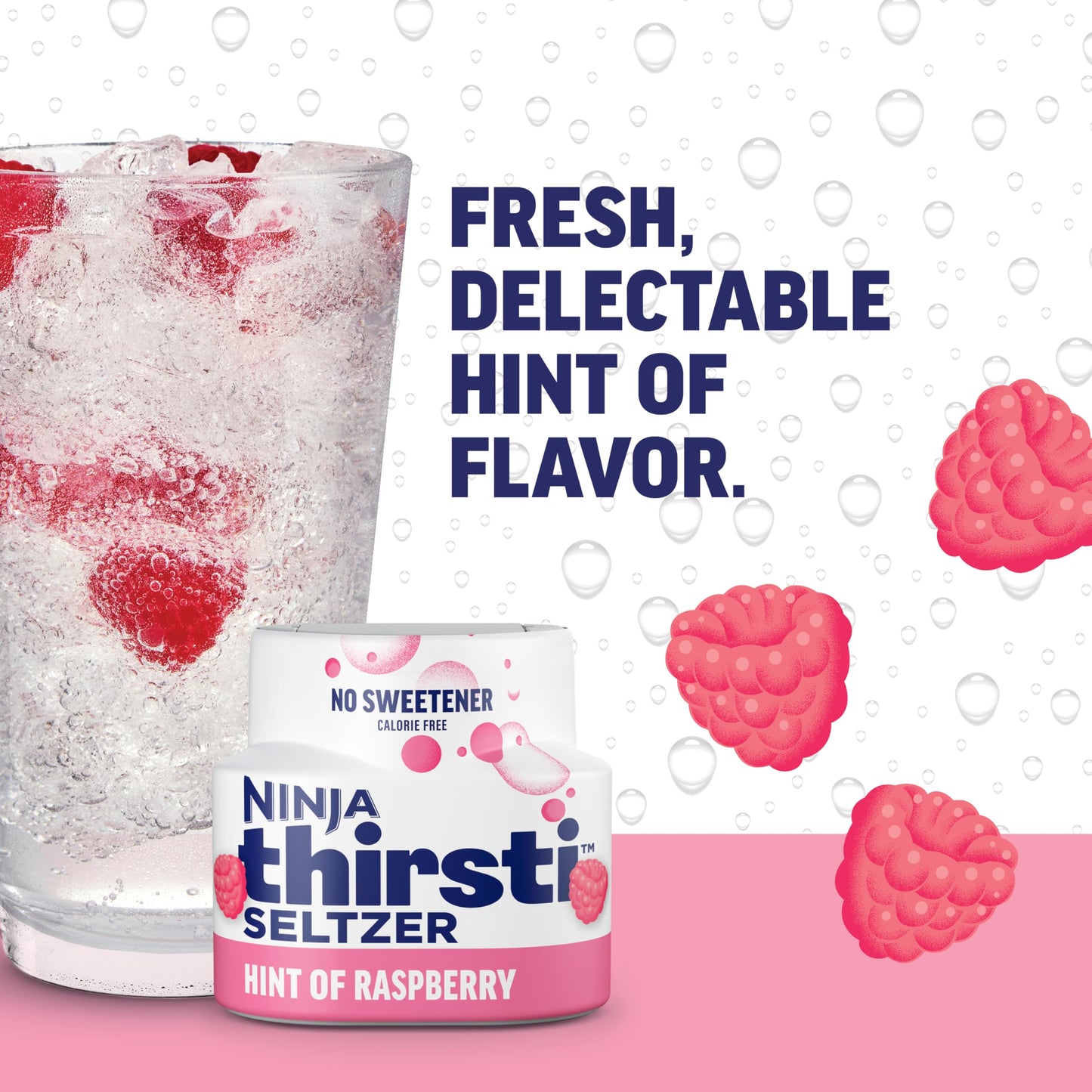 Ninja Thirsti Flavored Water Drops, Berry Lemon Variety Pack, Refreshing Fruit Flavors, Zero Calories, Zero Sugar, Makes 17-20 12oz drinks, 3 Pack, WCFV1