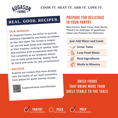 Augason Farms Cheesy Broccoli Soup Mix Can, Emergency Food Supply, Everyday Meals, 38 Servings