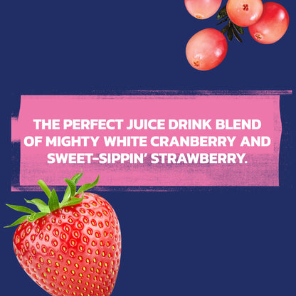 Ocean Spray® White Cranberry Strawberry Juice Drink, 10 Fl Oz Bottles, 6 Count (Pack of 4)