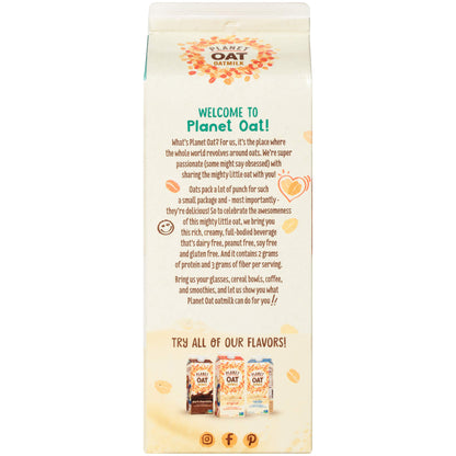 Planet Oat Extra Creamy Original Oatmilk, 52 oz