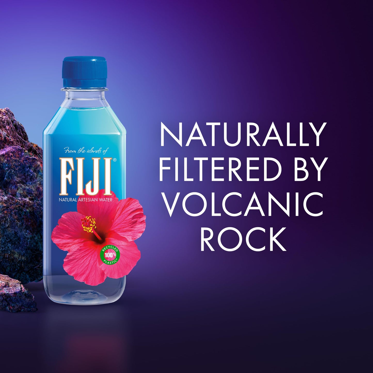 FIJI Natural Artesian Bottled Water 330mL / 11.15 Fl Ounce (Pack of 24) - 100% Natural Electrolytes - NEW