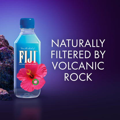 FIJI Natural Artesian Bottled Water 330mL / 11.15 Fl Ounce (Pack of 24) - 100% Natural Electrolytes - NEW