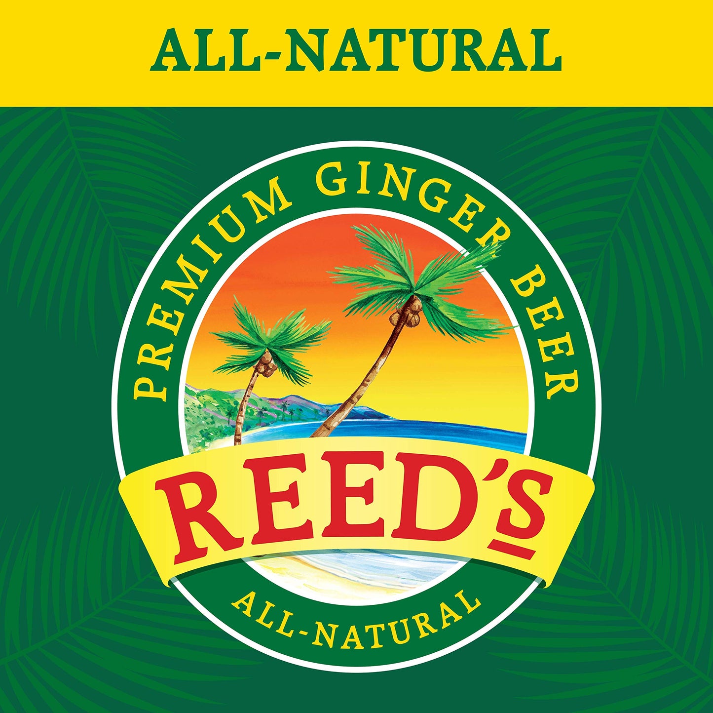 Reed's, Original Ginger Beer, Great Tasting All Natural Craft Ginger Beer with Fresh Ginger Root (12OZ Bottle)