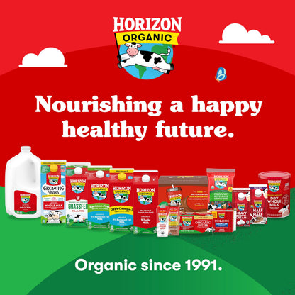 Horizon Organic DHA Omega-3 Milk, DHA Whole Milk, 64 fl oz Half Gallon Carton