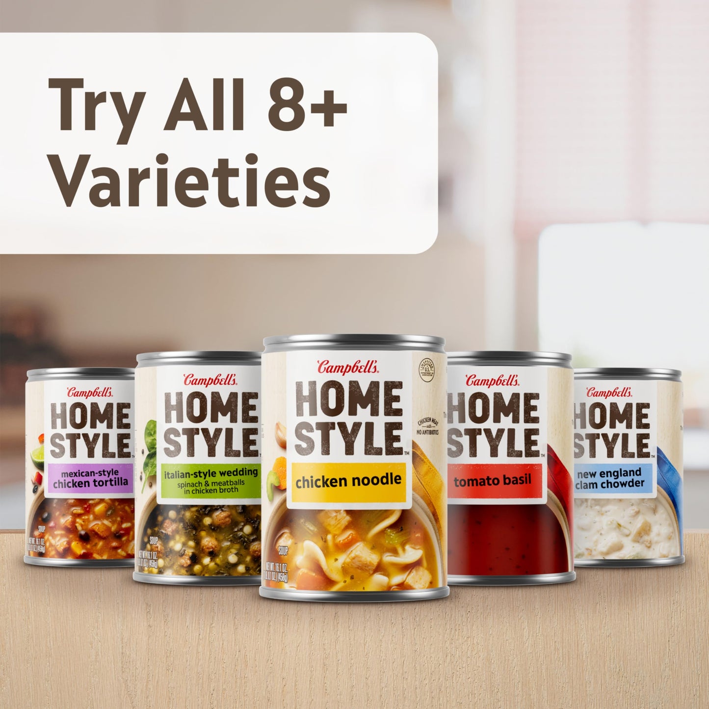 Campbell's Homestyle Mexican-Style Chicken Tortilla Soup, 16.1 OZ Can (Case of 12)