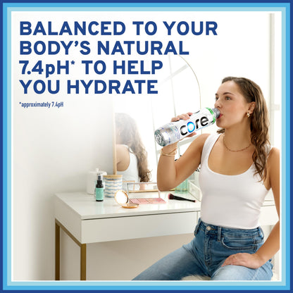 Core Hydration Perfectly Balanced Water, 30.4 fl oz bottle (Pack of 12)