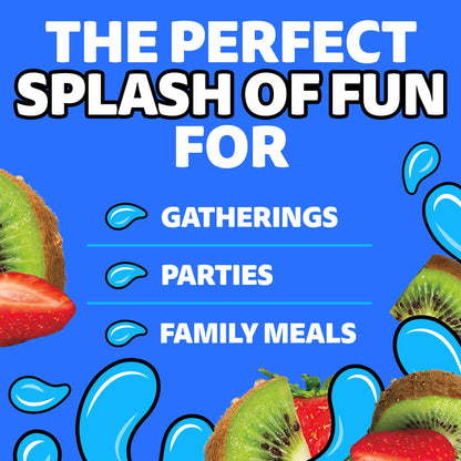 Capri Sun Strawberry Kiwi Flavored Juice Drink Blend from concentrate with other natural flavors, 64 oz Bottle