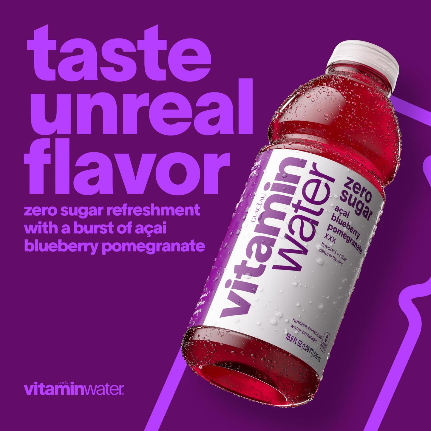 vitaminwater zero XXX, 16.9 fl oz, 6 Pack
