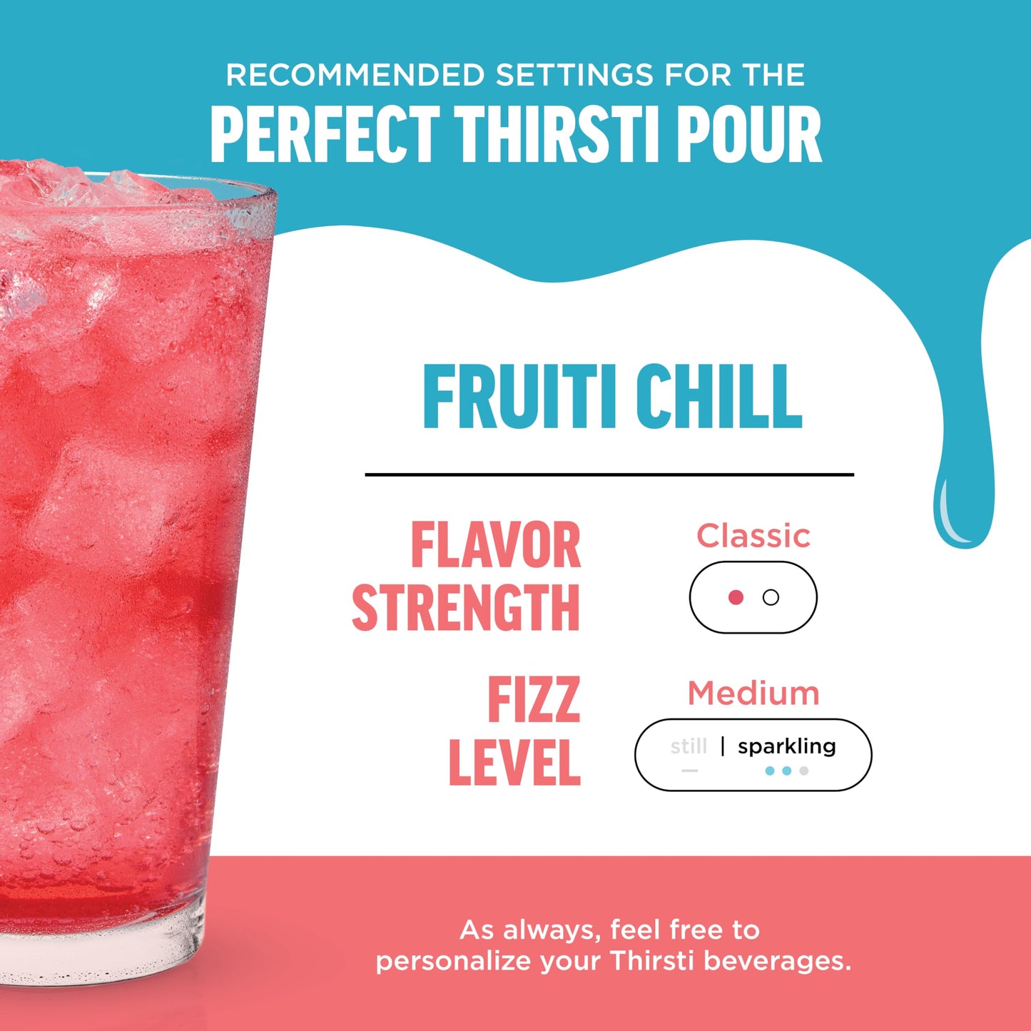 Ninja Thirsti Flavored Water Drops, FRUITI CHILL Berry Burst, Bold Fruit Flavor, Sparkling or Still, Zero Calories, Zero Sugar, Makes 17, 12oz drinks, 3 Pack, WCFBRPNAM