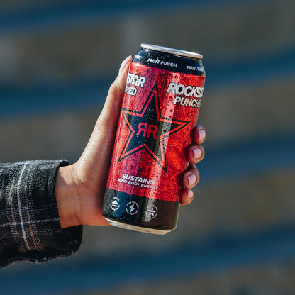 Rockstar Energy Drink Punched Hardcore Apple, 16oz Cans (12 Pack)