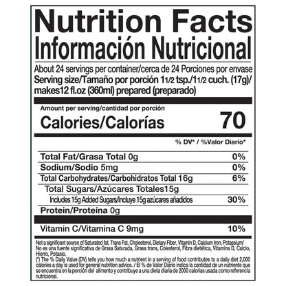 Zuko Jamaica Instant Powder Drink Family Pack, 14.1 oz, Pack of 6