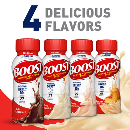BOOST Original Ready to Drink Balanced Nutritional Drink, Very Vanilla, 8 FL OZ (Pack of 6)