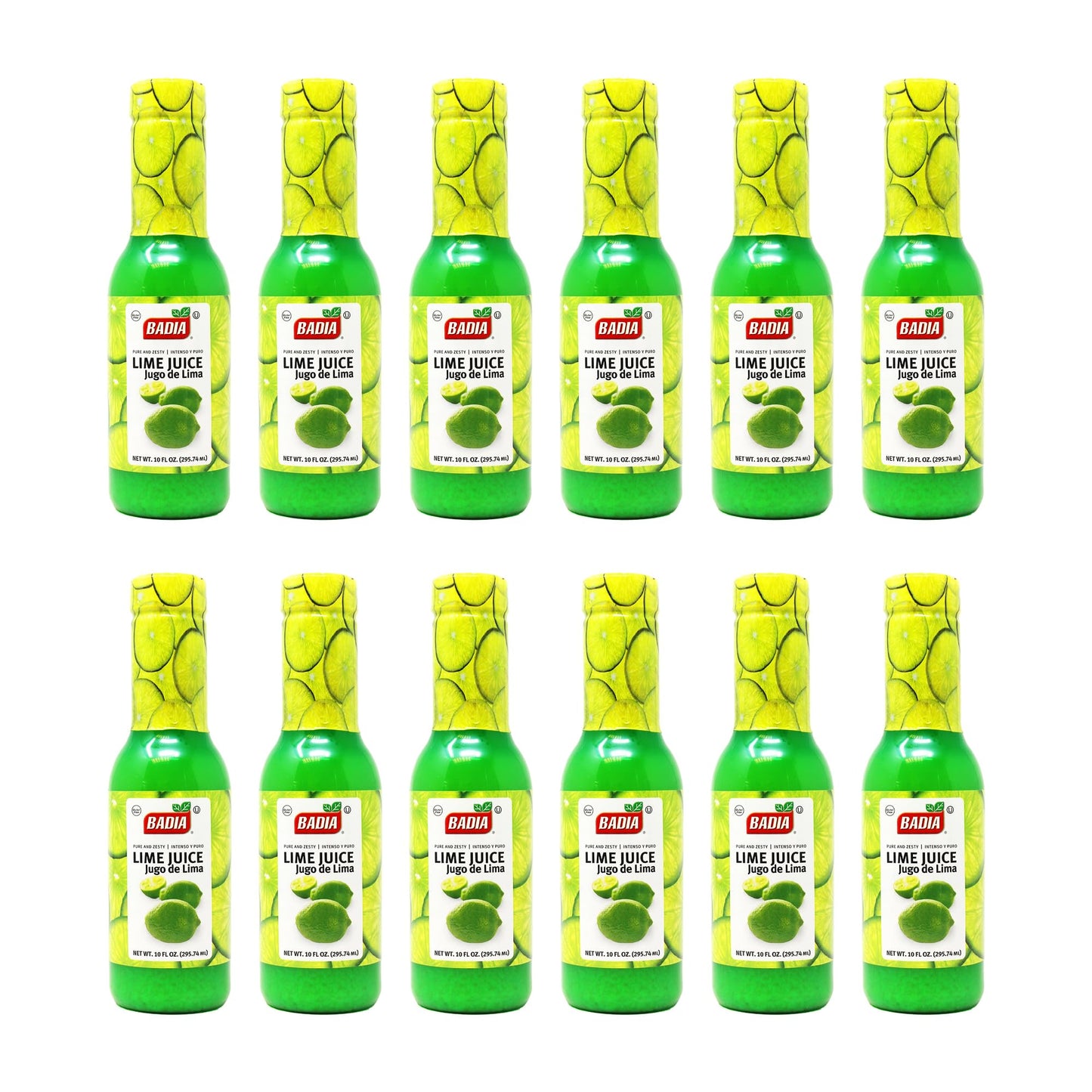 Badia Spices inc Juice, Lime, 10-Ounce (Pack of 12)
