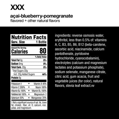 vitaminwater XXX, 16.9 fl oz, 6 Pack (786162103543)