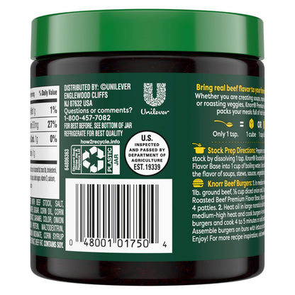 Knorr Premium Flavor Base Roasted Beef Versatile & Easy to Use 11oz