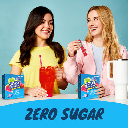 Jolly Rancher & Starburst Drink Mix Variety Bundle – 60 Singles to Go Powdered Drink Mix Sticks – Zero Sugar, Low Calorie Water Flavoring Packets – 4 Classic Flavors Each