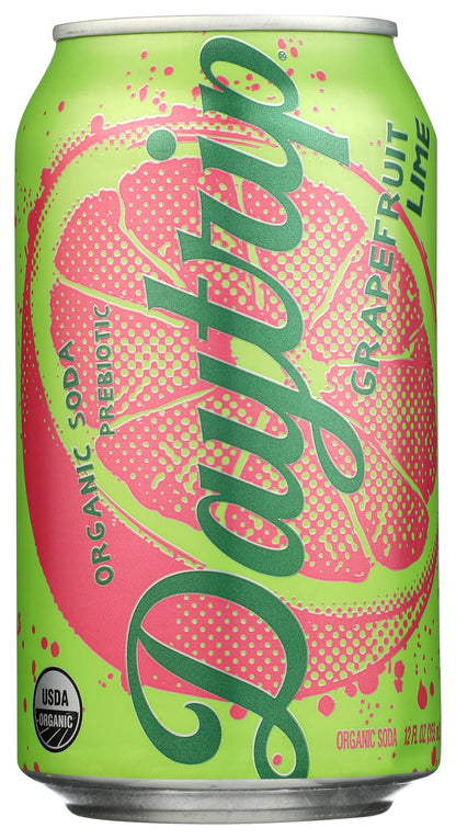 Daytrip, Grapefruit Lime Prebiotic Soda, 12 Fl Oz