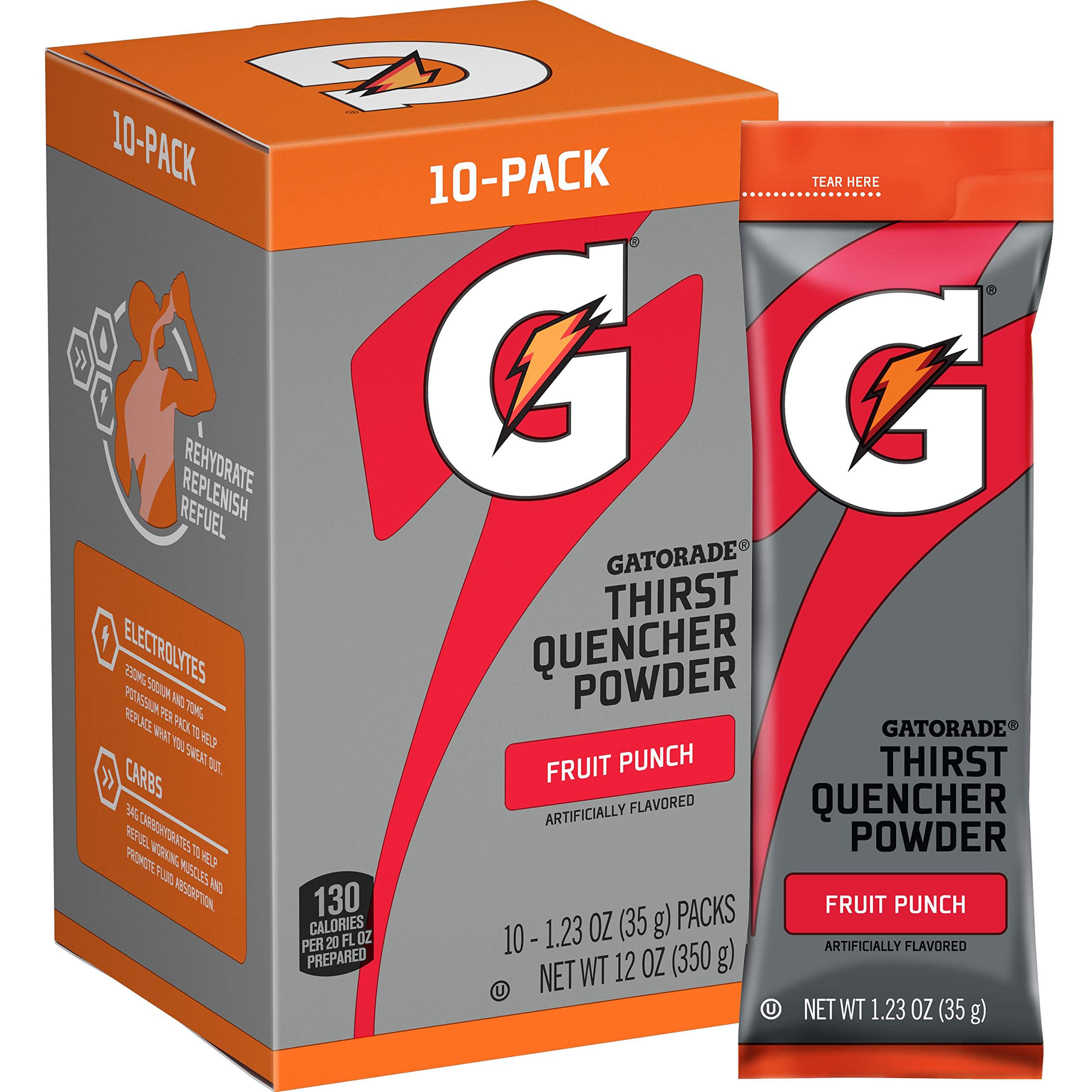 Gatorade G Powder 10ct Punch, Mixed Fruit, 10 Count – Lords of the Drinks