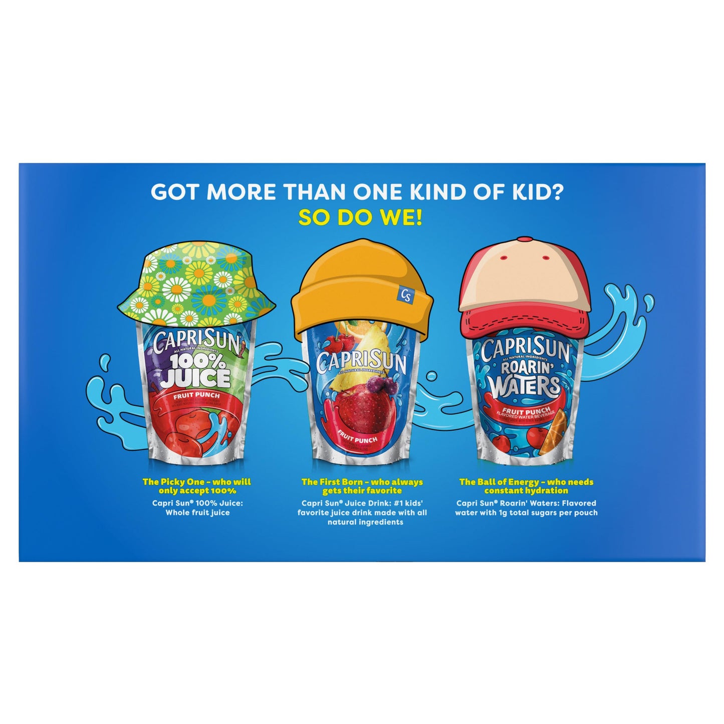 Capri Sun Wild Cherry Flavored with other natural flavor Juice Drink Blend, 10 ct Box, 6 fl oz Pouches