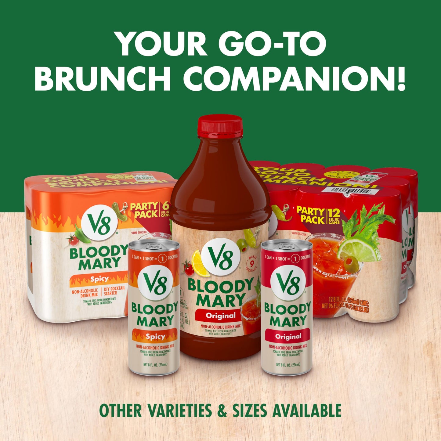 V8 Original Bloody Mary Mix, 46 fl oz Bottle