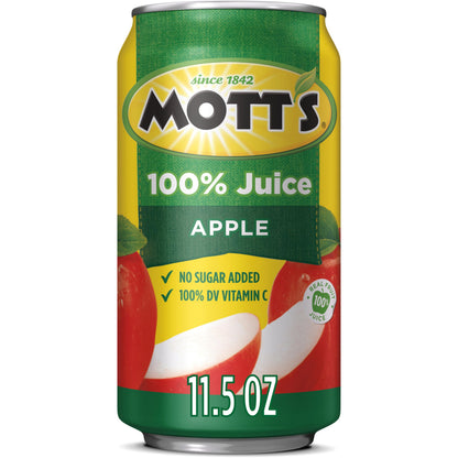 Mott's 100% Original Apple Juice, 11.5 fl oz can (Pack of 24)