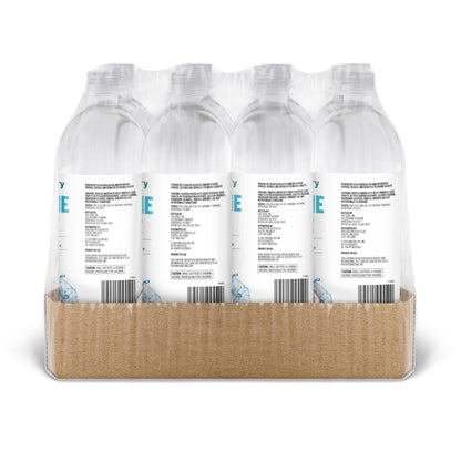 Amazon Grocery, Alkaline Water, 8.5 pH Purified Water with Electrolytes, 33.8 Fl Oz, 1L, Pack of 12